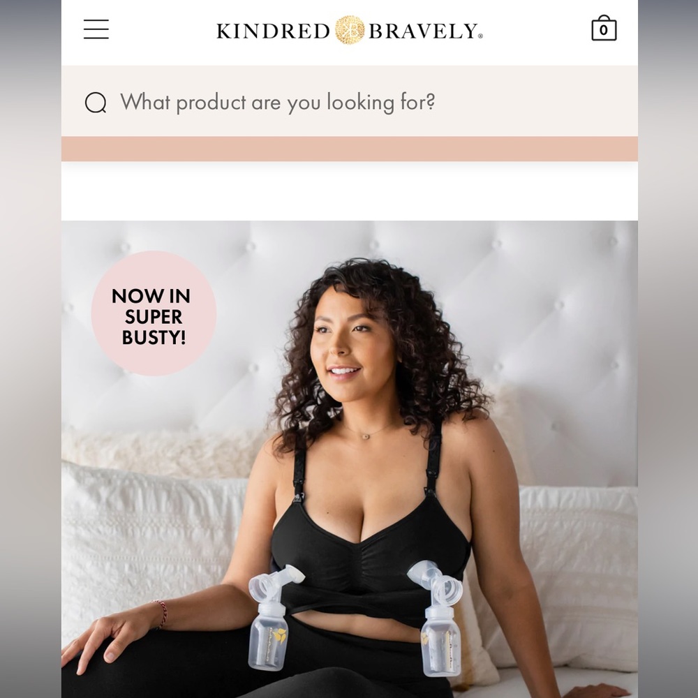 Kindred Bravely Sublime Hands Free Nursing and Pumping Bra - Bundle of 2 Large